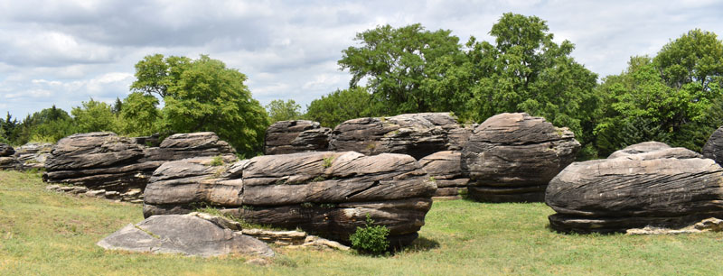 Rock City Park in Ottawa County, Kansas by Kathy Alexander.