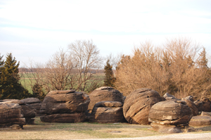 Rock City Park in Ottawa County, Kansas by Kathy Alexander.