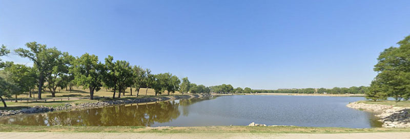 Lake Atwood in Atwood, Kansas, courtesy of Google Maps. Lake Atwood in Atwood, Kansas, courtesy of Google Maps.