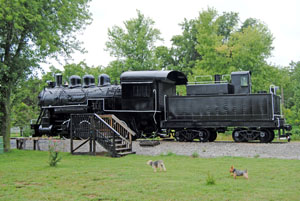 Old locomotive in Carona, Kansas by Kathy Alexander.