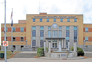 Cherokee County Courthouse in Columbus, Kansas by Kathy Alexander.