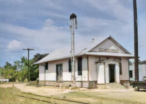 Missouri, Kansas & Texas Railway Depot in Columbus, Kansas.