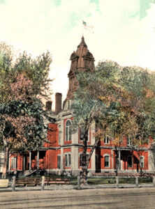 Old Cherokee County Courthouse in Columbus, Kansas.