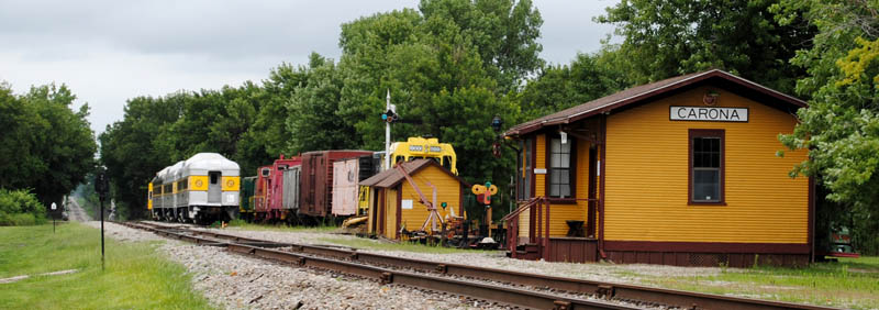Carona, Kansas Railroad Museum by Kathy Alexander.