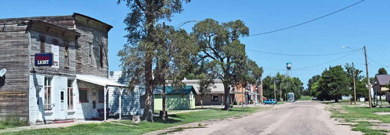 Herndon, Kansas Main Street by Kathy Alexander.
