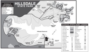 Hillsdale State Park Map.