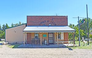 Business building in Ludell, Kansas by Kathy Alexander.