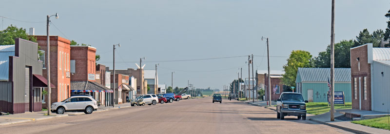 McDonald, Kansas Business District by Kathy Alexander.