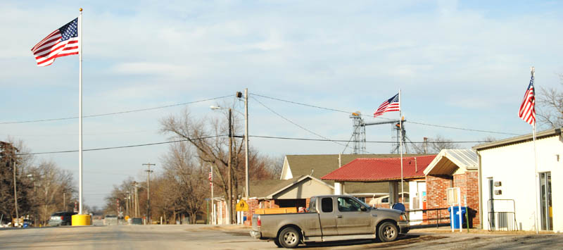 Mound Valley, Kansas Main Street by Kathy Alexander.