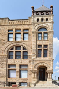Old Bank Building in Ness City, Kansas by Kathy Alexander.