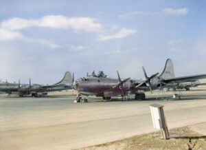 B-29s at Smoky Hill Army Air Force Base in Salina, Kansas about 1945.
