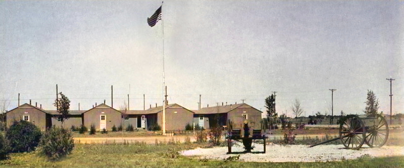 Camp Phillips General Headquarters in Saline Cunty, Kansas, 1943.