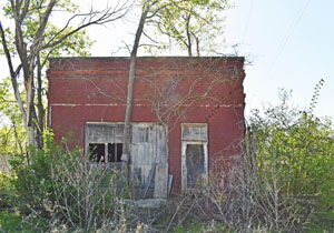 Probably the old bank building in Valeda, Kansas by Kathy Alexander.