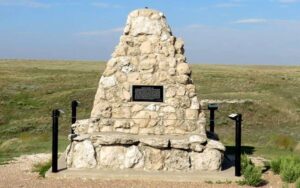 Battle Canyon Monument in Scott County, Kansas.