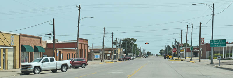 Leoti, Kansas Business District by Kathy Alexander.