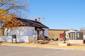 Dorothy's house in the Land of Oz in Liberal, Kansas, by Kathy Alexander. Dorothy's house at the Land of Oz in Liberal, Kansas by Kathy Alexander.