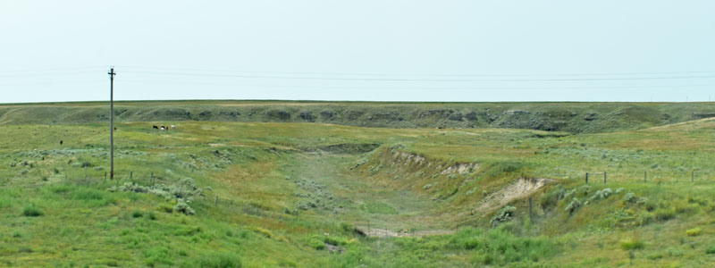 White Woman Creek Bed in Wichita, County, Kansas by Kathy Alexander.