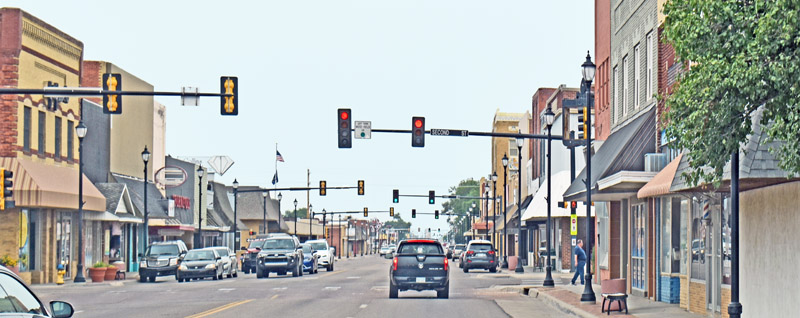 Liberal, Kansas Business District by Kathy Alexander.