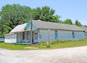 An old business building in Centropolis, Kansas by Kathy Alexander.