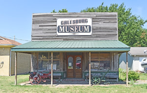 Galesburg, Kansas Museum by Kathy Alexander.
