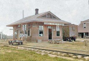 Harris, Kansas Depot.