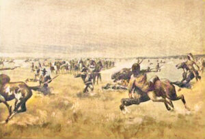 Indian and Soldier Battle. Indian and Soldier Battle.