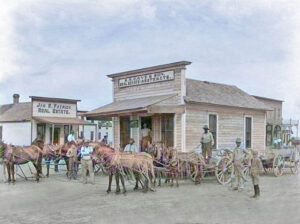 Moving S.E. Cave's office building from Santa Fe to Sublette.