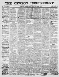 Oswego Independent Newspaper.