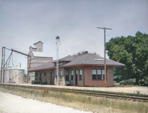Missouri, Kansas & Texas Railway in Oswego, Kansas.
