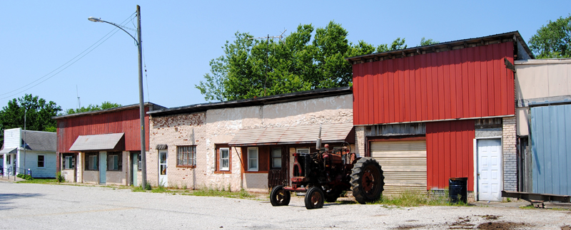 Princeton, Kansas Business District by Kathy Alexander. Princeton, Kansas Business District by Kathy Alexander.