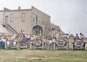 Santa Fe, Kansas in the early 1900s.
