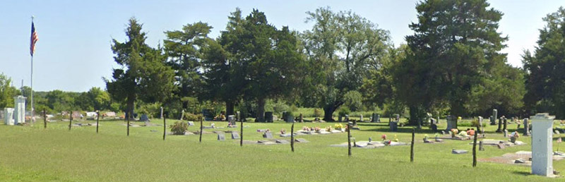 South Mound, Kansas Cemetery, courtesy of Google Maps.