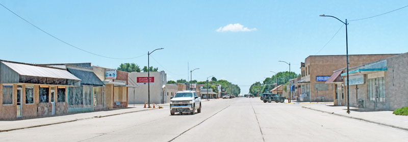 Sublette, Kansas Main Street byf Kathy Alexander.