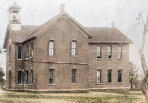 Buffalo, Kansas High School in about 1920.