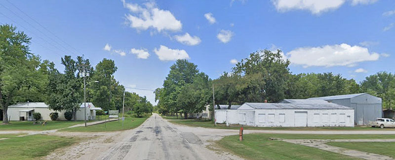 Coyville, Kansas, courtesy of Google Maps.