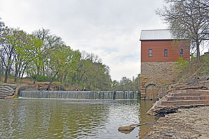 Old mill and dam in Fredonia, Kansas by Kathy Alexander. Old mill and dam in Fredonia, Kansas by Kathy Alexander.