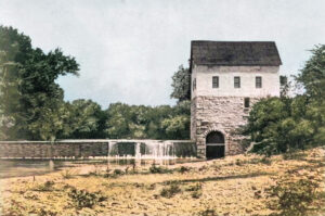 Ottos Mill & Dam in Fredonia, Kansas.
