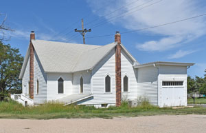 Old Methodist Church in Glade, Kansas by Kathy Alexander.