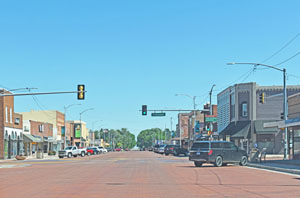Main Street in Goodland, Kansas by Kathy Alexander.