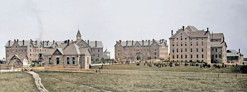 Haskell Indian Nations University, about 1900.