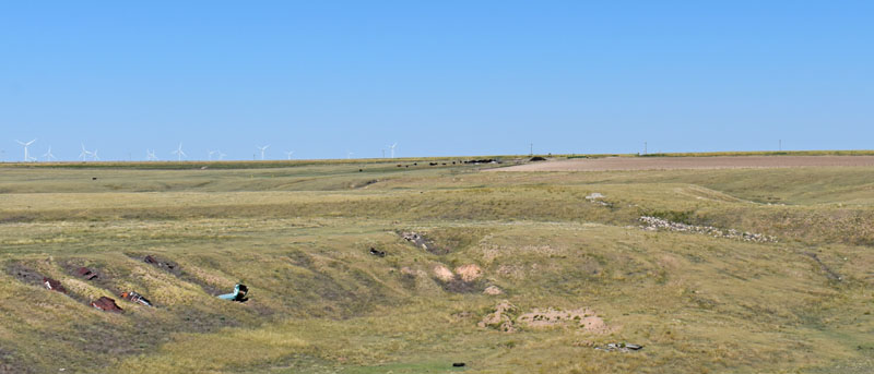 Sherman County, Kansas landscape.