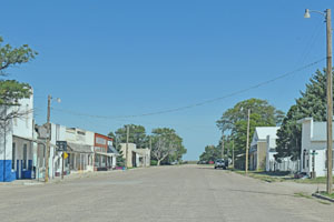 Kanorado, Kansas Main Street by Kathy Alexander.