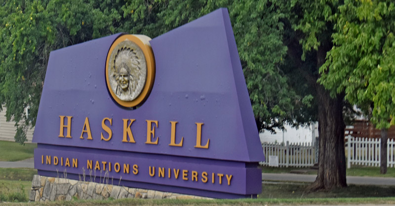 Haskell Indian Nations University in Lawrence, Kansas by Kathy Alexander.