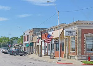 Main Street in Logan, Kansas by Kathy Alexander.
