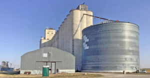 Grain Elevator in Menlo, Kansas.