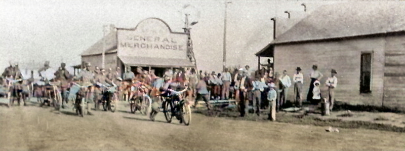 Vintage Menlo, Kansas.