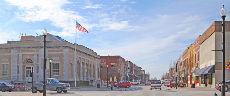 Parsons, Kansas Main Street. Parsons, Kansas Main Street.