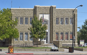 Community Building in Phillipsburg, Kansas by Kathy Alexander.