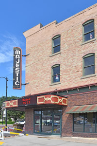 Majestic Theater in Phillipsburg, Kansas by Kathy Alexander.
