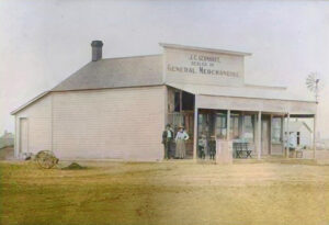 Old store in Ruleton, Kansas.